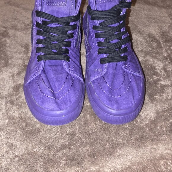 Vans Sk8-Hi Purple Canvas High Top Sneakers Men’s 4.5 / Women’s 6 Y2K - Picture 11 of 13